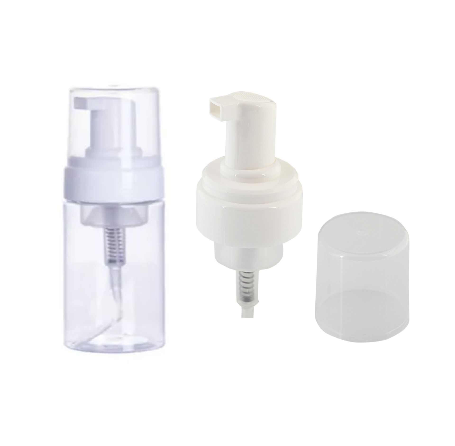 KÖPÜK YAPICI ŞEFFAF PET ŞİŞE 100 ML VE BAŞLIK