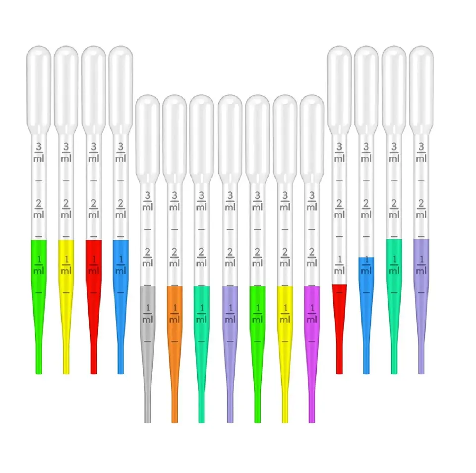 STERİL PLASTİK PASTÖR PİPET 3 ML PAKETLİ STERİL 50 ADET